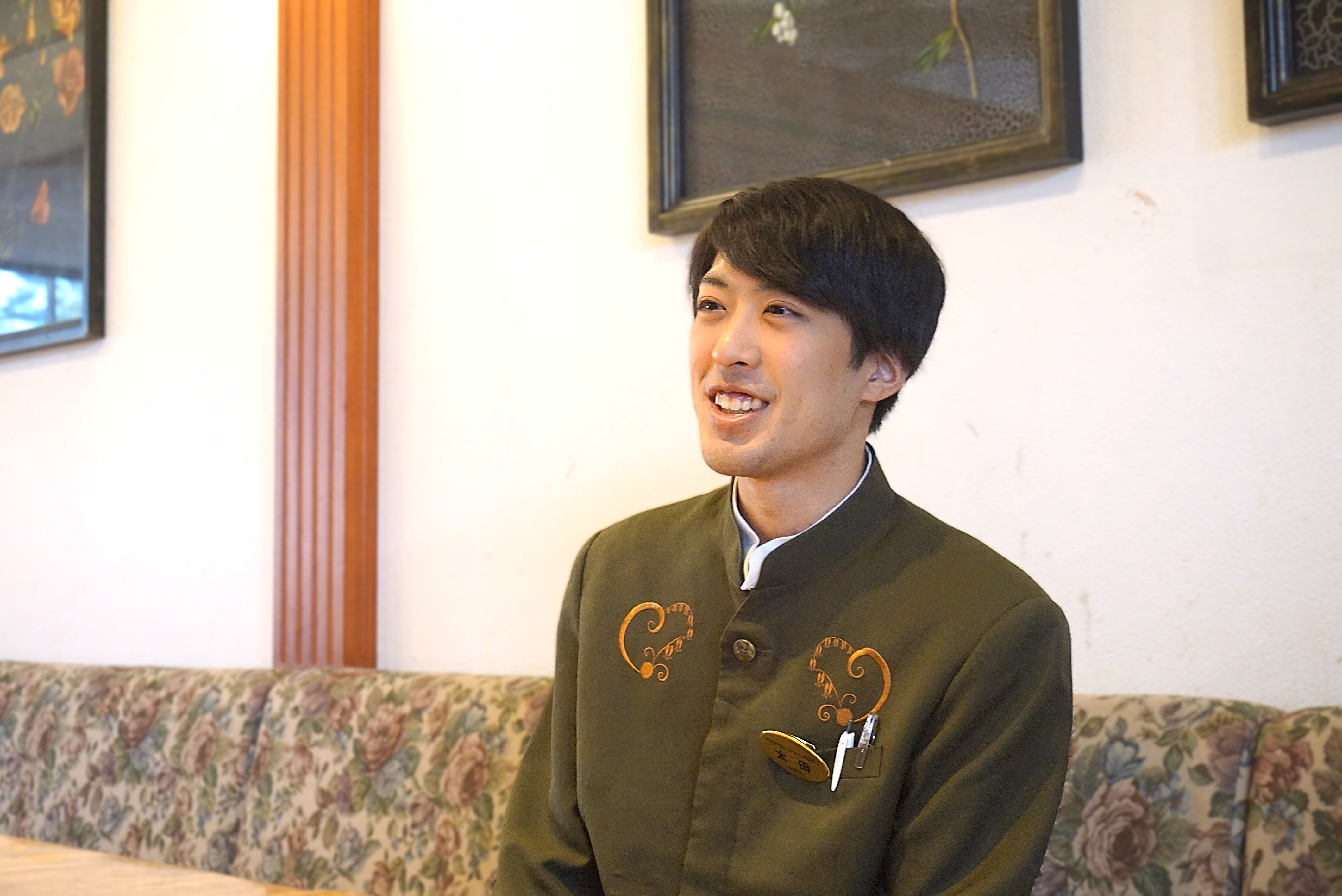 料飲部門、入社2年目の太田さん