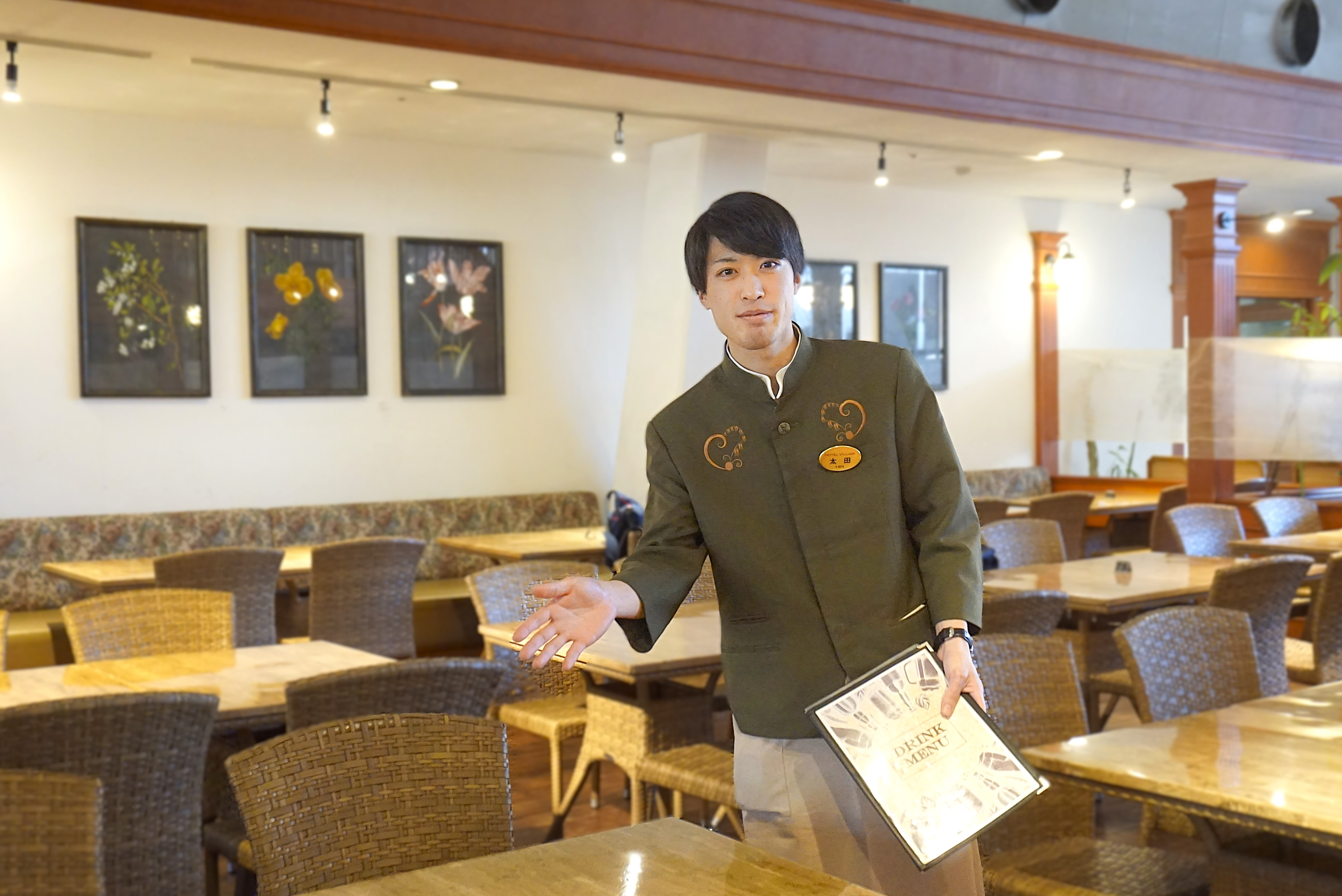 料飲部門、入社2年目の太田さん